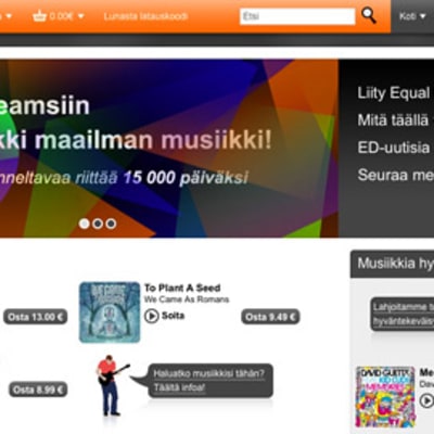 Equal Dreams -musiikkikaupan etusivu