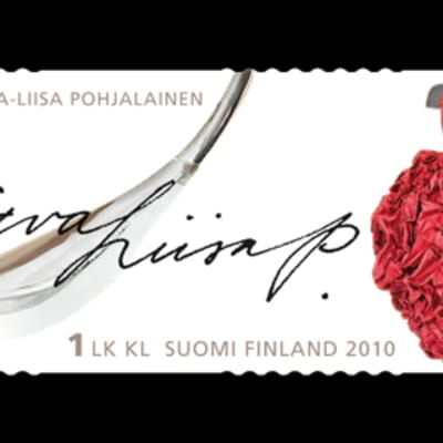 Uusi postimerkki, jonka aiheena on Ritva-Liisa Pohjalainen