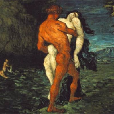 Paul Cézanne, Ryöstö (1867, öljymaalaus)