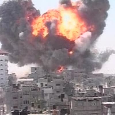 Räjähdys Gazassa tiistaina13.1.2009