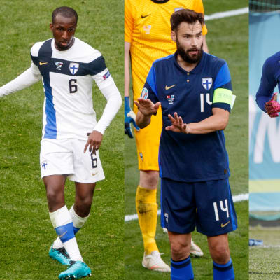 Glen Kamara, Tim Sparv, Jesse Joronen och Joel Pohjanpalo.