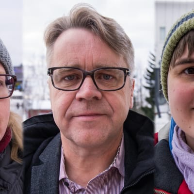 Heidi Sundström, Peter Östman och Janina Andersson i Larsmo kommenterar varför Sauli Niinistö är så populär just där.
