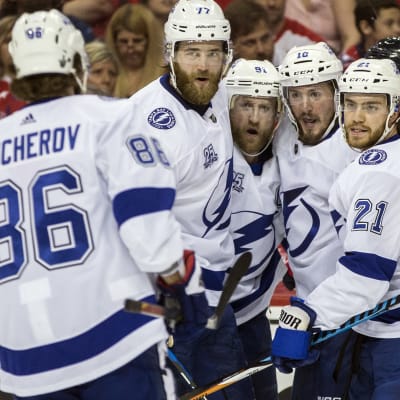 Tampa firar mål mot Washington.