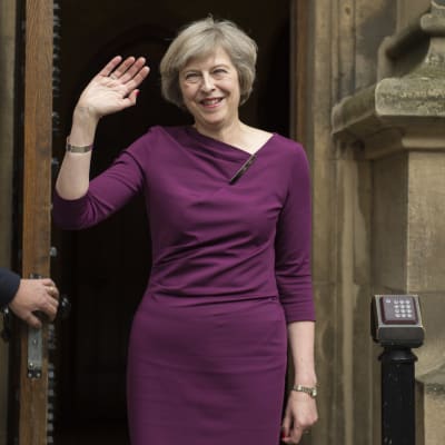 Inrikesminister Theresa May utanför parlamentet den 7 juli 2016.