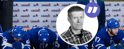 Anders Nordenswans kolumnbild med besvikna Toronto-spelare i bakgrunden.