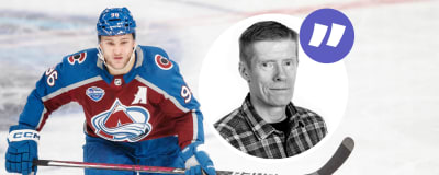 Mikko Rantanen och Anders Nordenswan i pärmbilden för NHL-kolumnen 11.11.2022