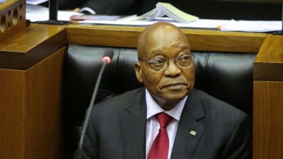 Sydafrikas president Jacob Zuma i Kapstaden den 9 februari 2017.