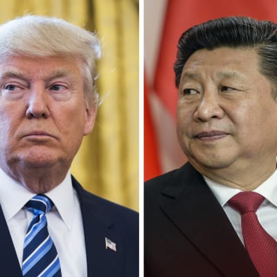 Donald Trump och Xi Jinping