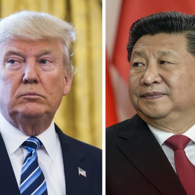 Donald Trump och Xi Jinping