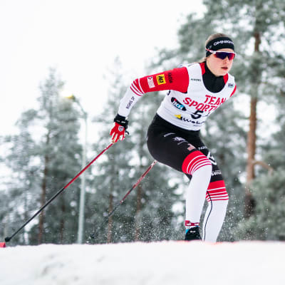 Anni Lindroos på Finska Mästerskapen