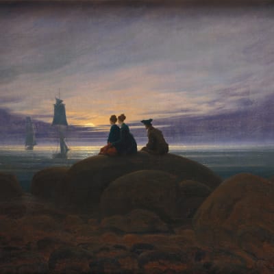 Caspar David Friedrich - Mondaufgang am Meer (1822)