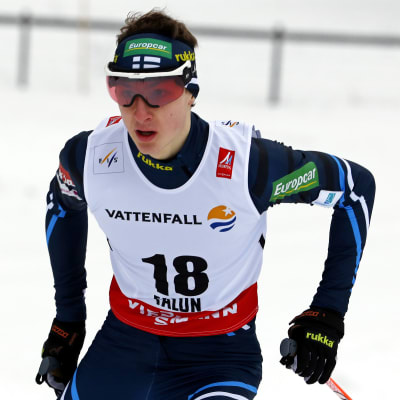 Ilkka Herola imponerade i skidspåret.