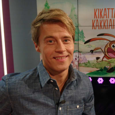 Kikattavan Kakkiaisen tuottaja Anttu Harlin 