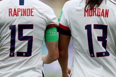 Megan Rapinoe och Alex Morgan.