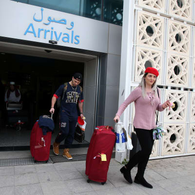 Brittiska turister i Tunisien