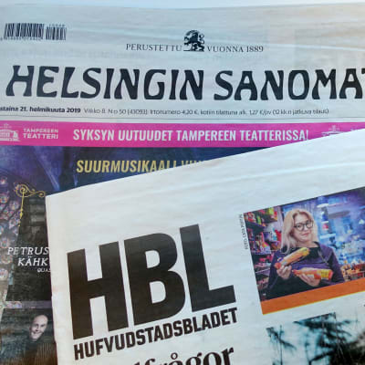 Hufvudstadsbladet och Helsingin sanomat