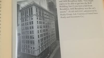 1650 Broadway i Ken Emersons bok "Always magic in the Air"