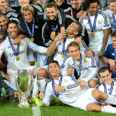 Real Madrid spelade hem UEFA Super Cup i Cardiff.