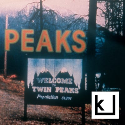 Twin Peaks -sarjan kuvitteellisen kaupungin kyltti.