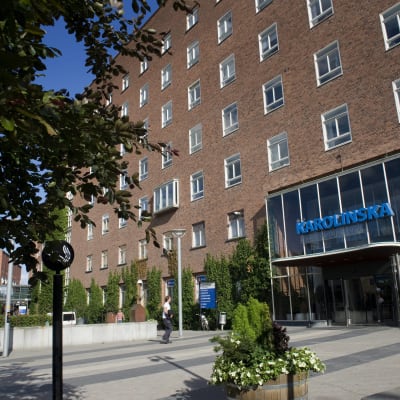 Karolinska universitetsjukhuset i Solna, Sverige.