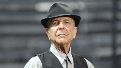Leonard Cohen under firandet av sin 80-årsdag.