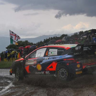Esapekka Lappi i Sardiniens VM-rally.