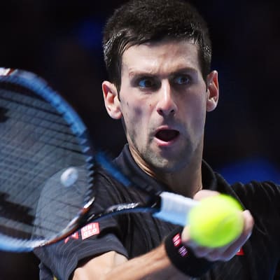 Djoko under ATP-slutspelet i London 2014.