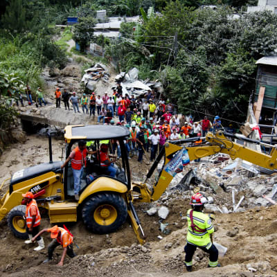 Jordskred i Guatemala
