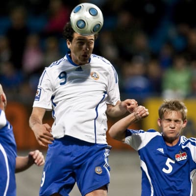 Berat Sadik, Finland-Liechtenstein, hösten 2009.