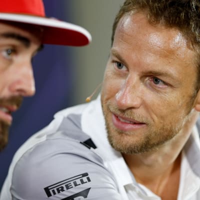 Fernando Alonso och Jenson Button, 2014