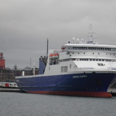 Fartyget Liverpool Seaways i Hangö hamn