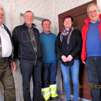 Vilhelm Berglund, Martin Ekman, Stefan Björklund, May-Britt Audas och Håkan Nylund.