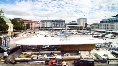 Bild av det snart nya torget i Åbo