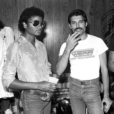 Michael Jackson och Freddie Mercury.