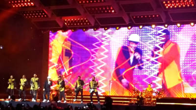 Bruno Mars på Helsingforsarenan.