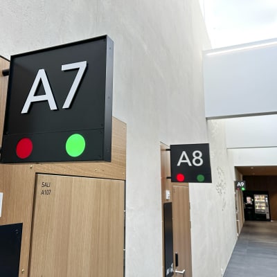 Oulun uusi oikeustalo kuvattuna huhtikuussa 2023 heti käyttöönoton jälkeen.