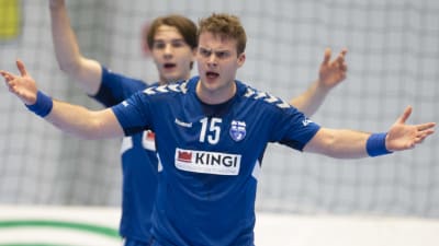 Richard Sundberg i landslaget.