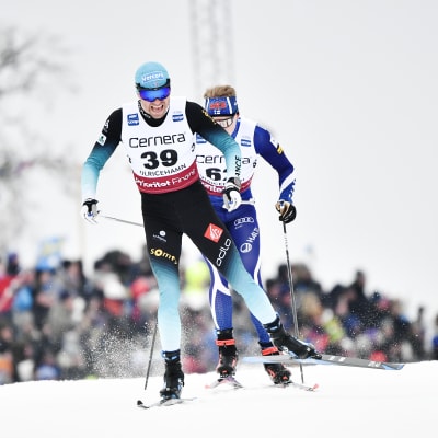 Maurice Manificat i skidspåret.