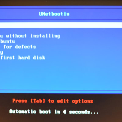 Efter omstart börjar man installationen Lubuntu.