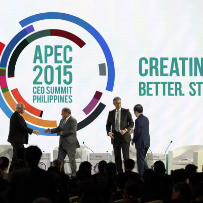 Apec-toppmöte i Manila november 2015.