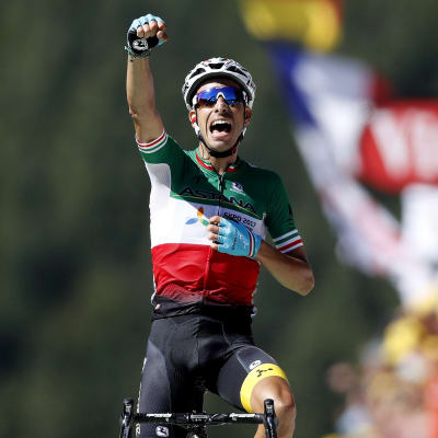 Fabio Aru vann den femte etappen av Tour de France.