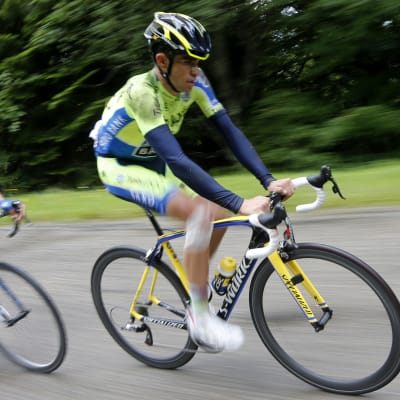 Alberto Contador cyklar.