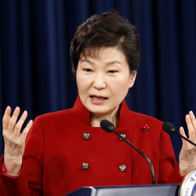 Sydkoreas konservativa president Park Geun-hye ville utestänga Nordkorea från internationella förhandlingar om Nordkorea