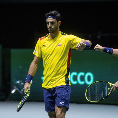 Robert Farah och dubbelparet Juan Sebastian Cabal.