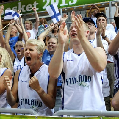 Finlands fans, basket-Em 2013