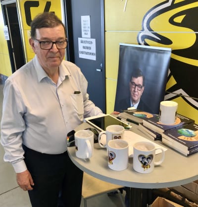 Paavo Väyrynen på Centerns partikongress i Villmanstrand den 11 juni 2022.