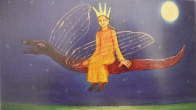 Illustration i Stina Engvalls bok Galaxia