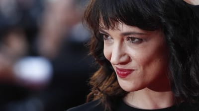 Skådespelaren Asia Argento under filmfestivalen i Cannes i maj 2018.