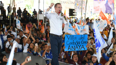 Den mexikanske presidentkandidaten Ricardo Anaya