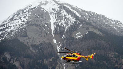 räddningshelikopter i franska alperna, flygkrasch